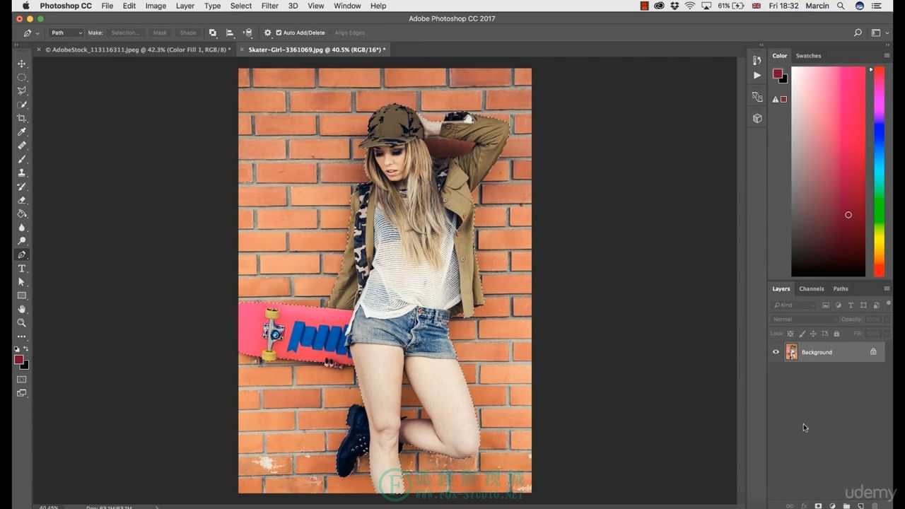 【PS英文教程】深度学习Photoshop中的选择和蒙板