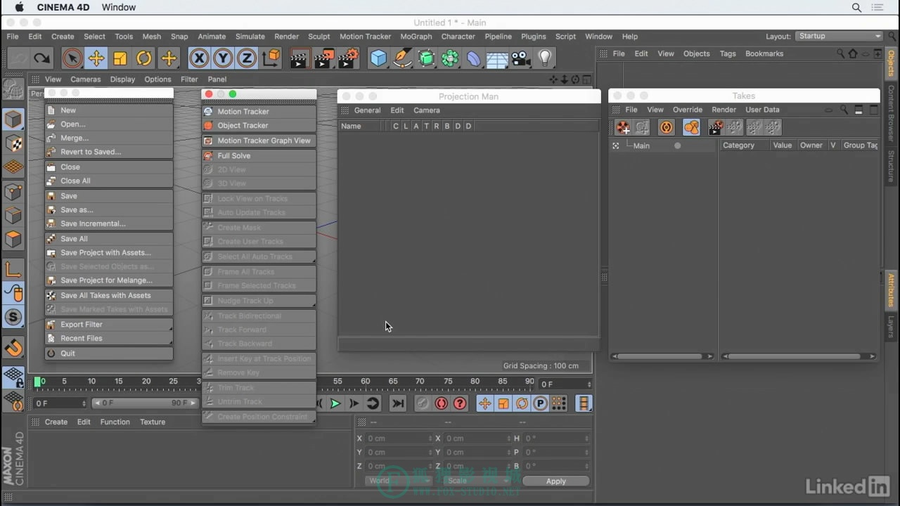 Cinema 4D R18 影视特效基础课程