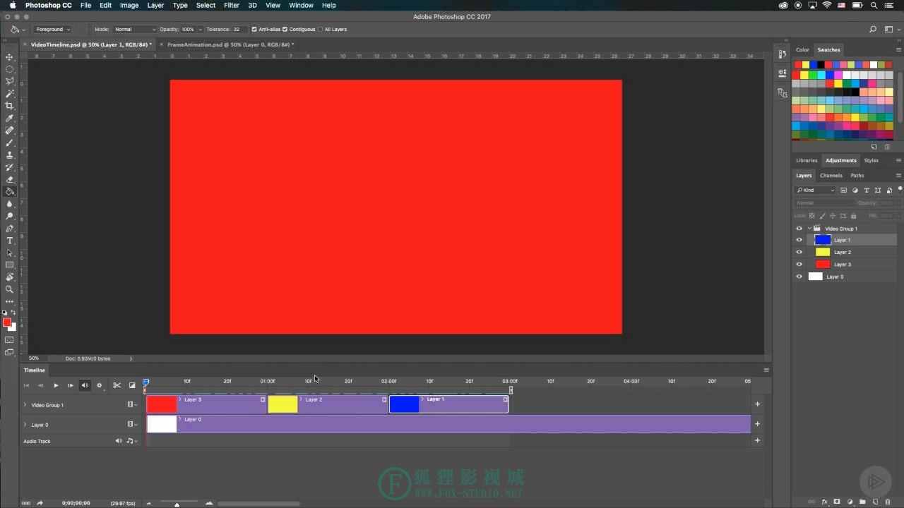 Photoshop CC 视频编辑