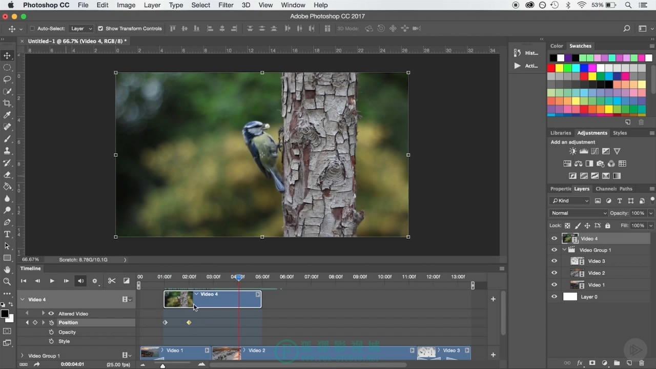 Photoshop CC 视频编辑