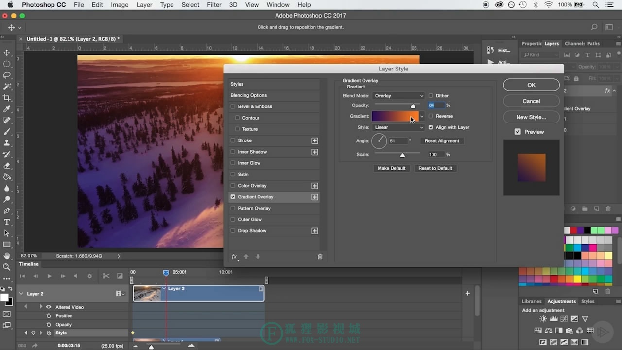 Photoshop CC 视频编辑